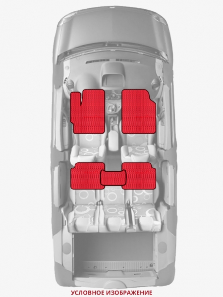 ЭВА коврики «Queen Lux» стандарт для SEAT Leon