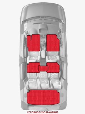 ЭВА коврики «Queen Lux» комплект для Citroen C3 Pluriel