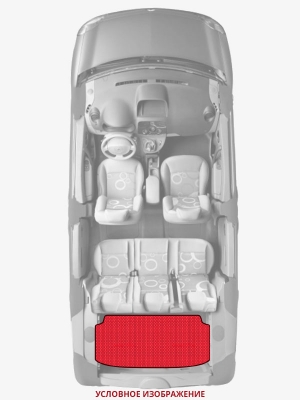 ЭВА коврики «Queen Lux» багажник для Citroen C3 Pluriel